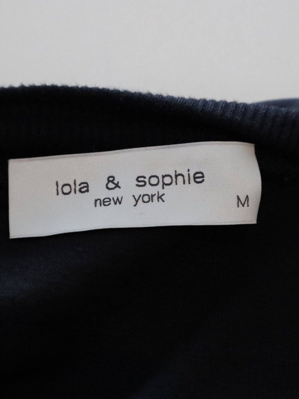 Lola & Sophie Black Silky Long Sleeve Blouse Bubble Hem Top - Picture 7 of 7